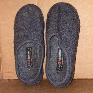 Organic Merino Sz 9.5 Le KAPMOZ Unisex Wool House Slippers Gray Slip On EU Sz 40